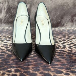 Elegant Black Patent Leather Heels